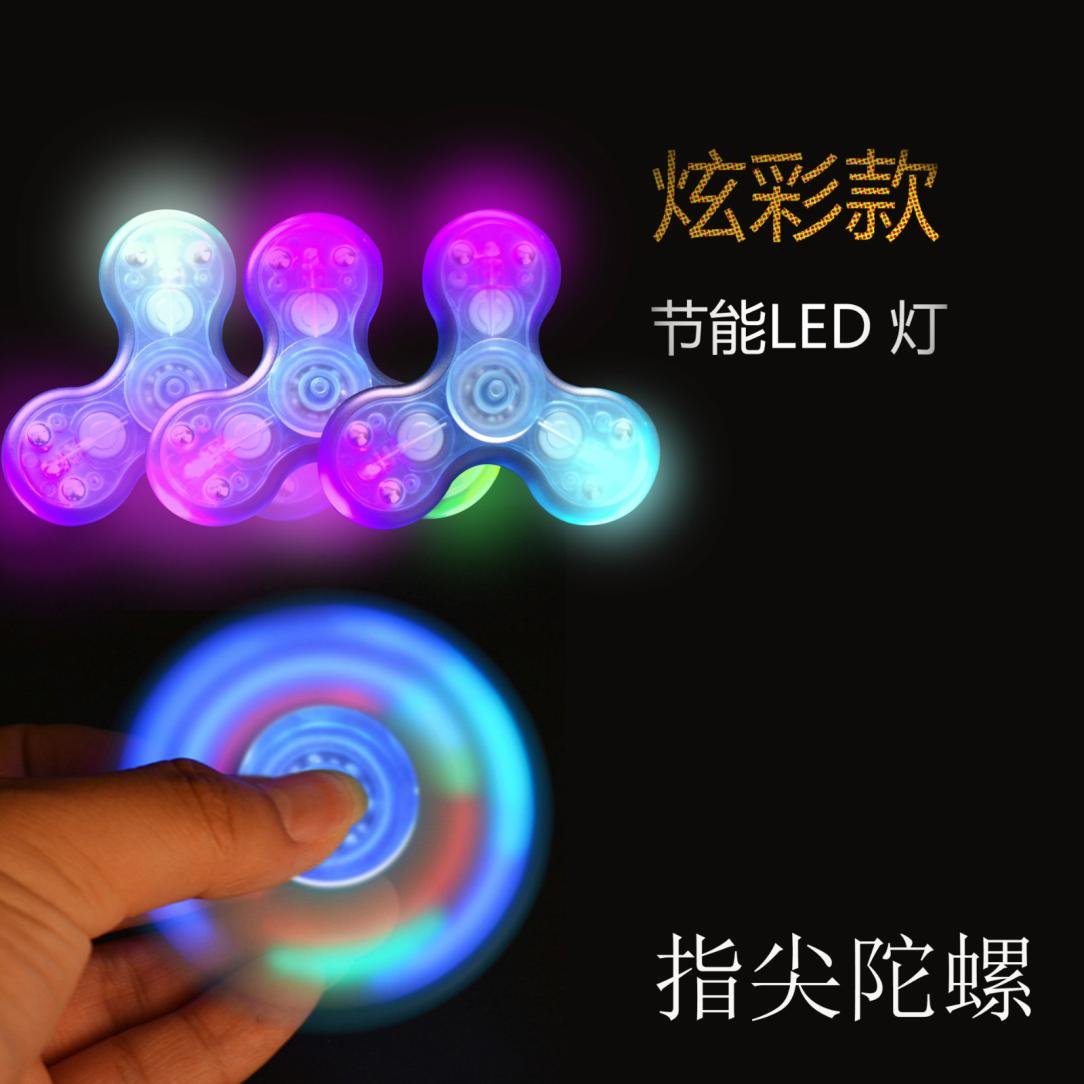 glowing fidget spinner
